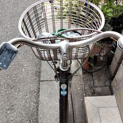 Panasonic 電動アシスト自転車 ビビ・LU 26型 内装3段変速 チョコブラウンの画像