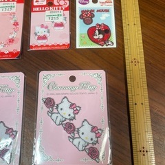 サンリオ　キティー　ワッペンセット　未使用品
の画像
