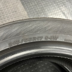 無料です　2023年製　215/55R17 ADVAN 2本のみです　まだまだ使えます 
の画像
