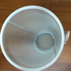 【新品未使用】スチール製 白の傘立て 直径14cm×高さ51cmの画像