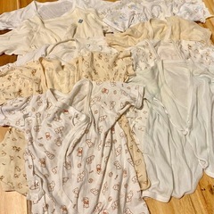 ベビー用　長肌着　短肌着の画像