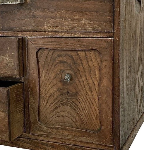 薬箪笥 小引き出し 小物入れ 薬箱 木製 裁縫 収納 昭和 レトロ 昭和レトロ 木製小物入れ】古民家 薬箪笥 裁縫箱 ビンテージ