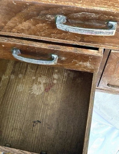 昭和レトロ 木製小物入れ】古民家 薬箪笥 裁縫箱 ビンテージ