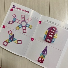 マグネット　ブロック　パステルの画像