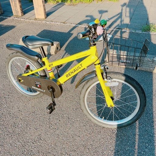 極美品　自転車　子供用　18インチ　ルノー