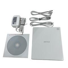 186001 現状品 BUFFALO バッファロー スマートフォン用CDレコーダー「ラクレコ」 RR-C1  ホワイト [0000000000747]の画像