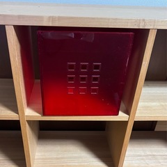 木製棚、おもちゃBOXに最適の画像