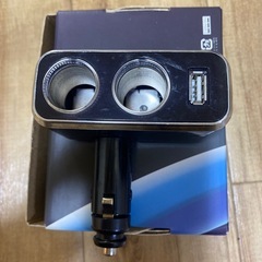 シガーソケット2連USBポート付の画像