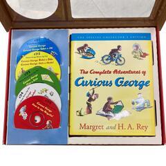 186002 動作未確認 おさるのジョージ 本＆DVDセット Curious George [0000000000751]の画像