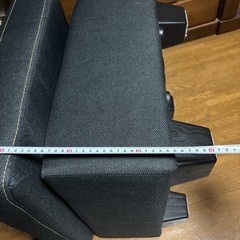オットマン　クッション部カバー外して洗えます。の画像