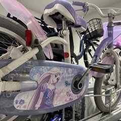 ラプンツェル子供用自転車の画像