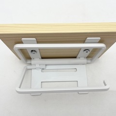 【未使用】トイレットペーパーホルダー 棚板付  山善の画像