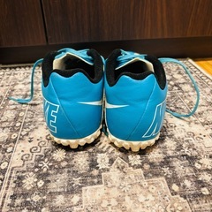 26.5cm サッカー フットサル シューズ 青　NIKE ボンバ2の画像