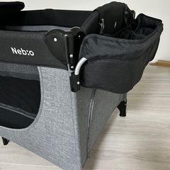 Nebio / 折りたたみベビーベッド＋おむつ替えテーブル付の画像