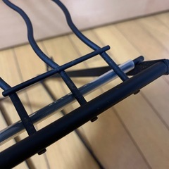 黒猫シルエット折りたたみフキン掛け の画像