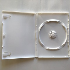 DVDトールケース2枚セット① 黒x1枚 & 白x1枚の画像