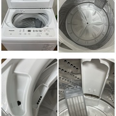 R704 ☀️ ジモティー限定特別価格！2023年製の高年式！ Panasonic 洗濯機（洗濯5.0㎏) NA-F5BE2 ⭐ 動作確認済 ⭐ クリーニング済の画像