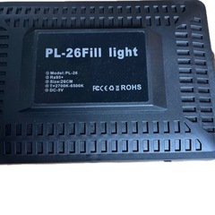 2個セット　調光　撮影用ライト LEDビデオライト USB 照明 ライトスタンド　の画像