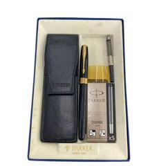 683000 PARKER パーカー 万年筆 SONNET ブラック/ゴールド K18ゴールド [0000000000788]の画像