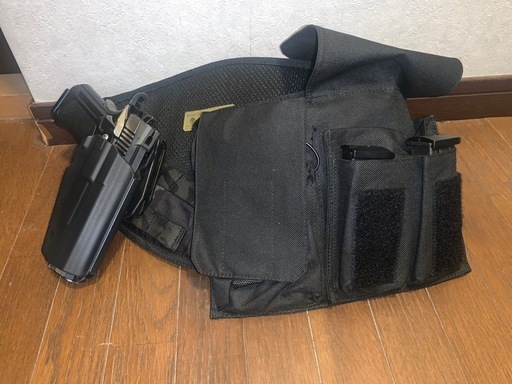 購入者決定　東京マルイ　ハイキャパカスタム　エマーソンギアベルト+ホルスター+ウォーマーポーチ