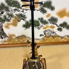 沖縄三線　島黒木！島クルチ！ユナー型！本蛇皮一枚張り！こちらの商品180000円になります！⑤の画像
