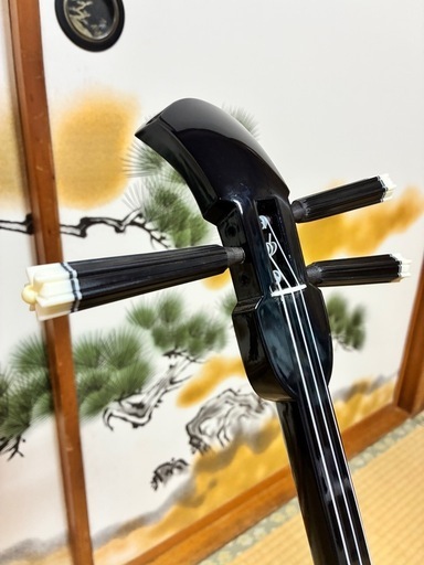 12月15日終了！沖縄三線　島黒木！島クルチ！江戸ユナー型！本蛇皮一枚張り！大幅値下げ！！こちらの商品153000円になります！⑤