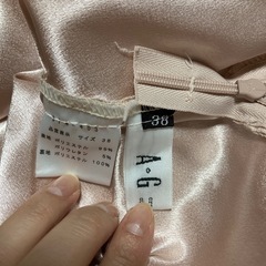 薄ピンク　スカート　38の画像