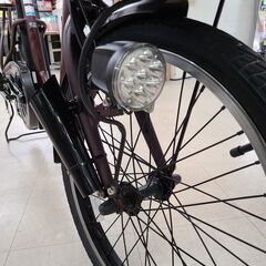 J1533【リユースのサカイ柏店】 電動アシスト自転車　Air Bike　6段変速　オートライト　ブラウン　クリーニング、簡易メンテナンス済み　参考価格72,800円 ★店頭にて試乗可★  中古自転車 　流山市 中古自転車 松戸市 中古自転車 我孫子市 中古自転車 船橋市 中古自転車 守谷市 中古自転車 取手市 中古自転車の画像