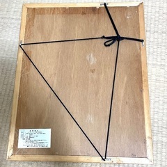 木製枠鏡の画像