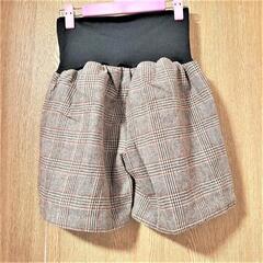 ★新品 ★KURICA ウエストリブチェックショートパンツの画像