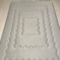 YogiboMaxpremium 黒『ブラック』サポート『グリーン』ラグセットの画像