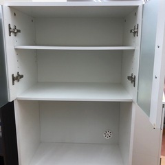  ★ジモティー20%割引有★ 組立レンジボードWH　《尼崎市/リサイクルショップドリーム次屋店》☆尼崎市若王寺の画像