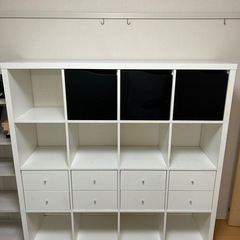 ikea カラックス　バラ売り可 KALLAX カラックス シェルフユニット, ホワイトステインオーク調