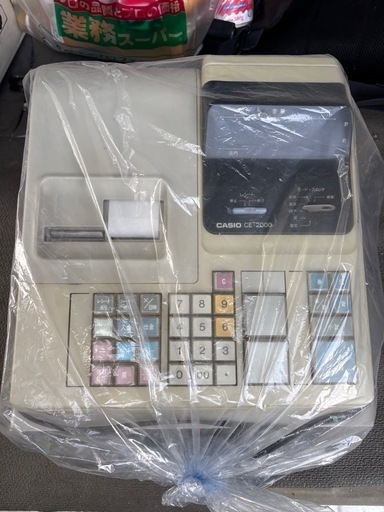 カシオの電子レジスター