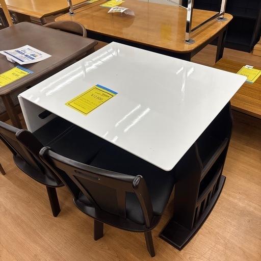 ☆ドリーム荒牧店☆ジモティー割引有☆伸縮ベンチダイニング4点セット