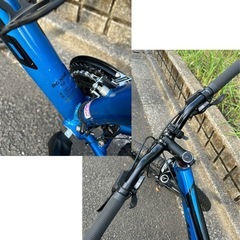 新車　メリダ　MERIDA ブルー　青　マウンテン　バイク　Mサイズ　BM905432 43cm BIG NINE 50  2022年モデル　AirTagケース の画像