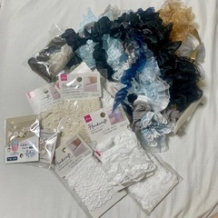 余り布 ハギレ リボン詰め合わせの画像