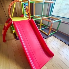 アンパンマン　ジャングルジム　取扱説明書付き　ブランコ　滑り台　おかたづけブランコパークの画像