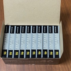 【未開封10本セット】サンヨー カセットテープ C.-R46(GR) 46分 リバーステープの画像