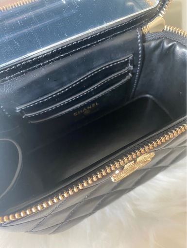 CHANEL 持ち手パール　バニティ　ショルダーバッグ