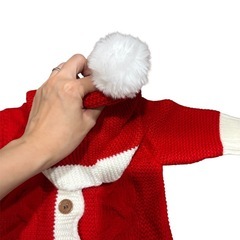 クリスマス ベビーロンパースの画像