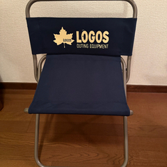 LOGOS 折りたたみアウトドアチェア ネイビー　他のの画像