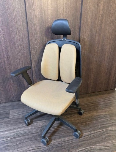 メッシュ オフィスチェア ヘッドレスト付き「DUOREST α50H」