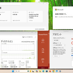 25H2最新版Windows 11 Pro レッツノートパソコン高速版 NVMe-SSD Officeインストール済 Intelコアi5 8世代 フル装備「法人向け安心SSD-NVMe化済み」Let's note CF-SV7軽量WUXGA液晶900g小型の画像