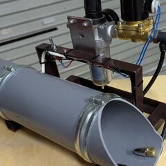 自作の長ネギ皮むき機の画像