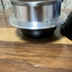 (お話中)釜炊き5合　ほぼ未使用品 の画像