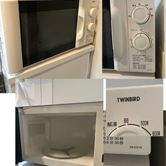 冷蔵庫　洗濯機　電子レンジ　セット売り の画像
