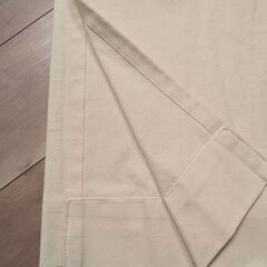 無印良品 生成りカーテン巾100×丈135用 2枚セットの画像