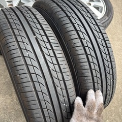 軽自動車に！ダイハツ純正！155/65R14 バリ溝タイヤ2025年製！の画像