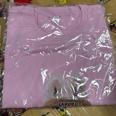 値下げ⭕️ LABUBU ラブブ 半袖 Tシャツ ピンク Lサイズの画像